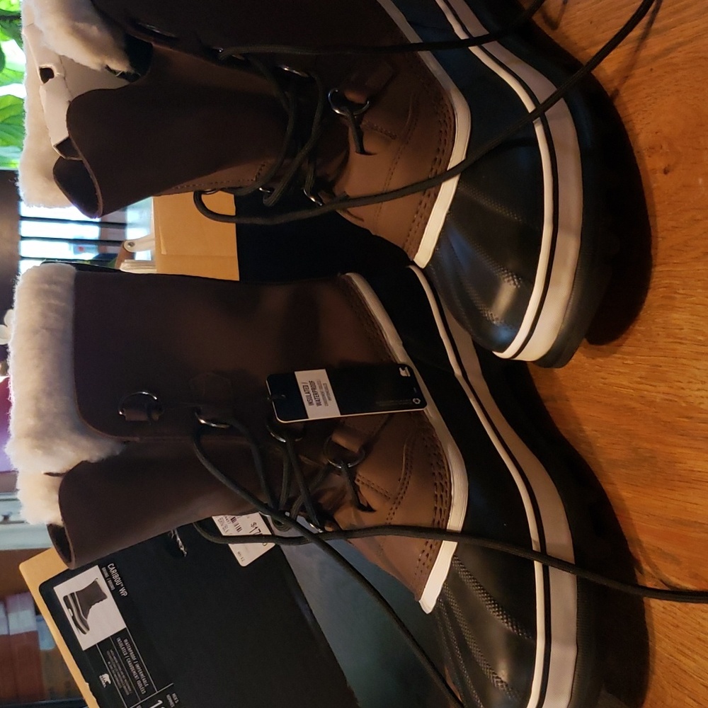 SOREL Caribou Waterproof Brown Snow boots Men's 11